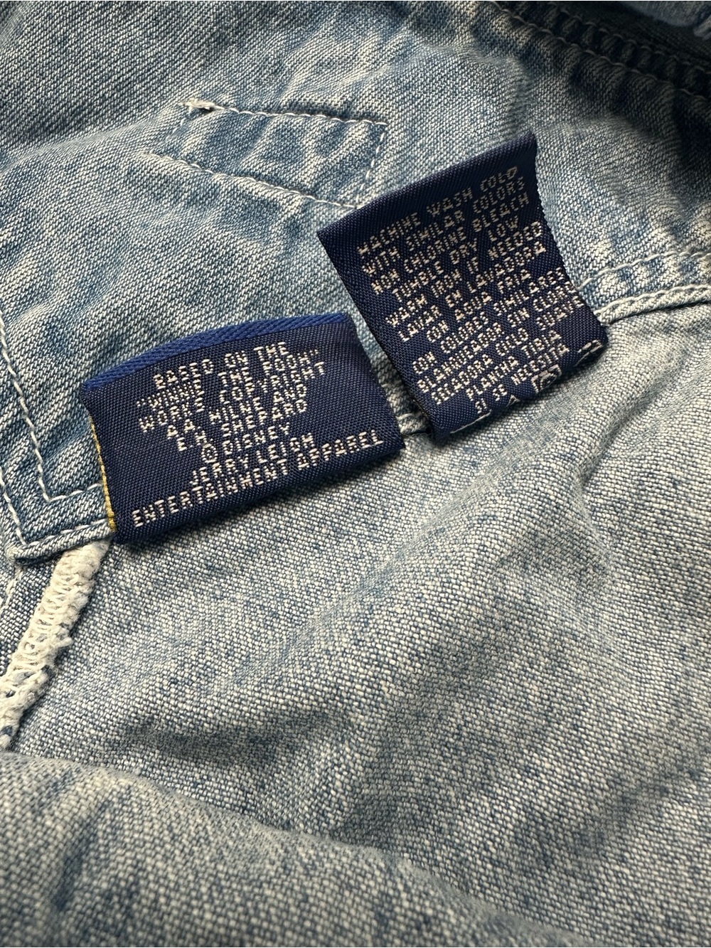 Vintage 90s Denim Women’s Overalls with Winnie the Pooh Embroidery - Picture 3 of 9